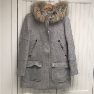 JCrew Wool Winter Coat - Gray (Chateau Parka)